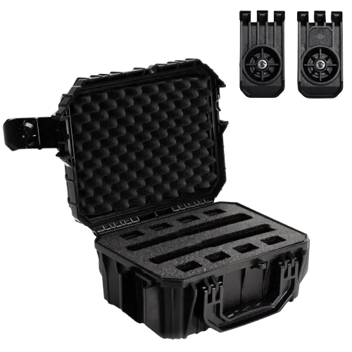 Clic para ampliar Maleta Seahorse SE430 con espuma para 2 pistolas y cerraduras metálicas